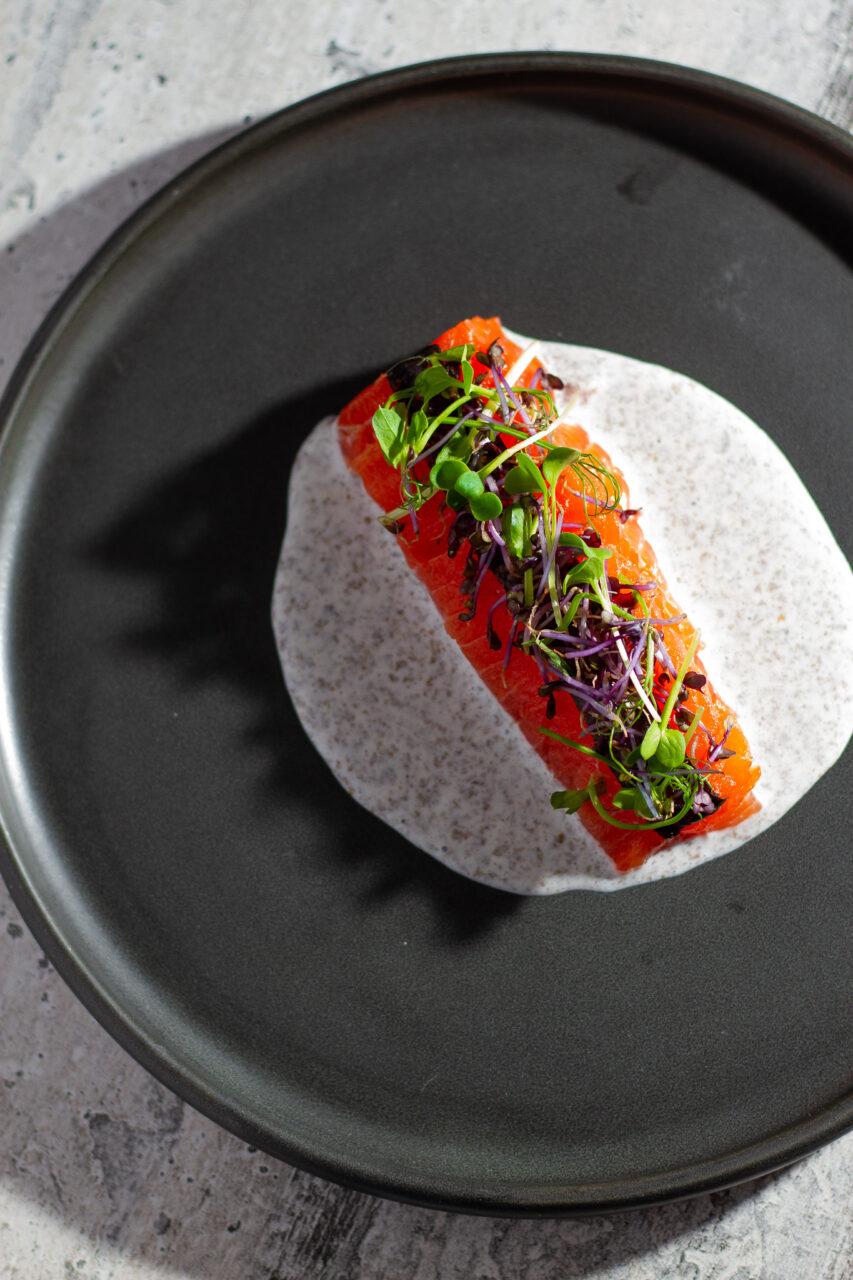 Gravlax de truite Crème Iodée - Emmanuel Stemper Styliste Culinaire